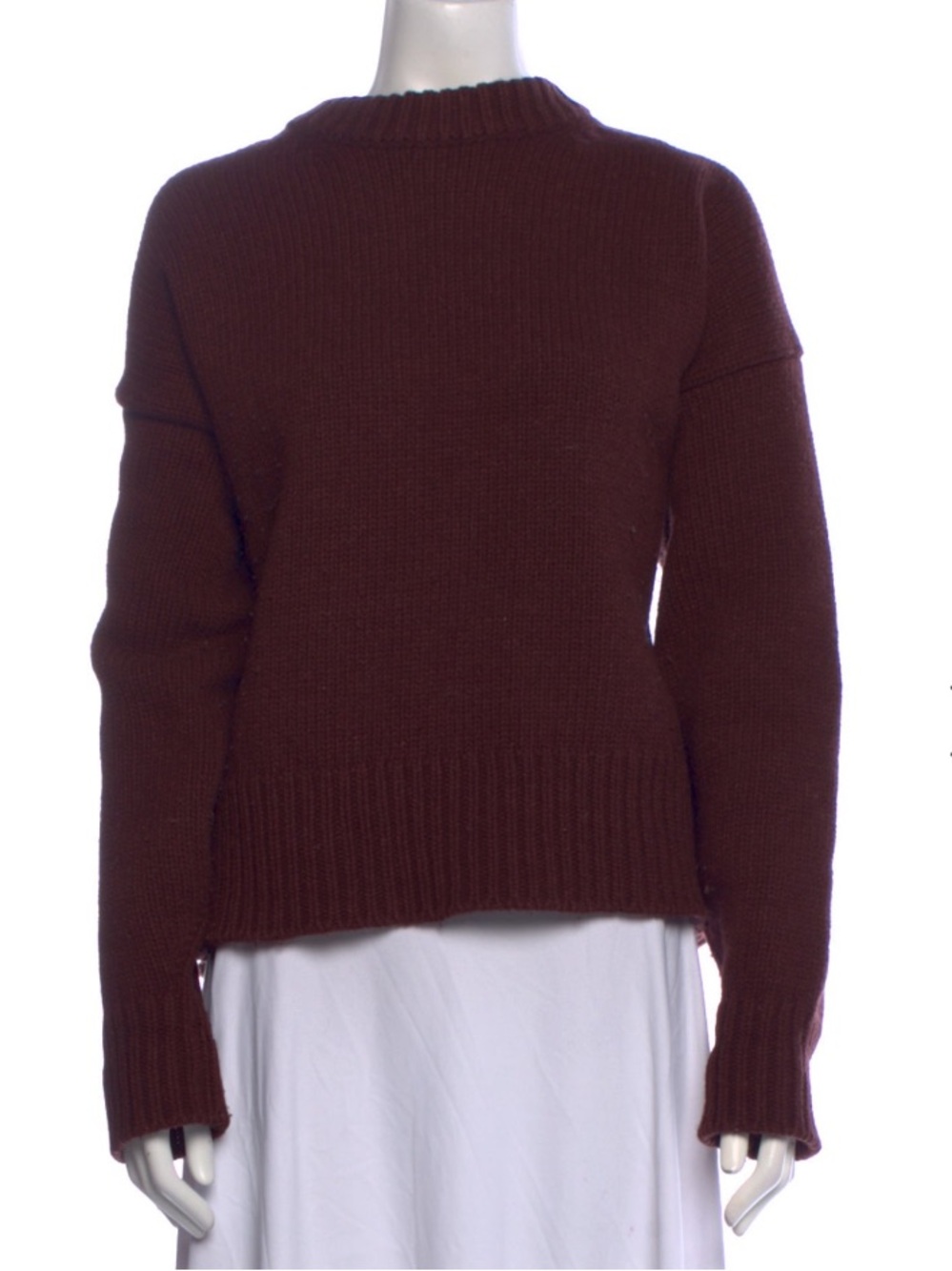 The Frankie Shop Natte Sweater in Maroon